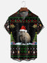 Men's Christmas Funny Graphic Short Sleeve Hawaiian Shirt